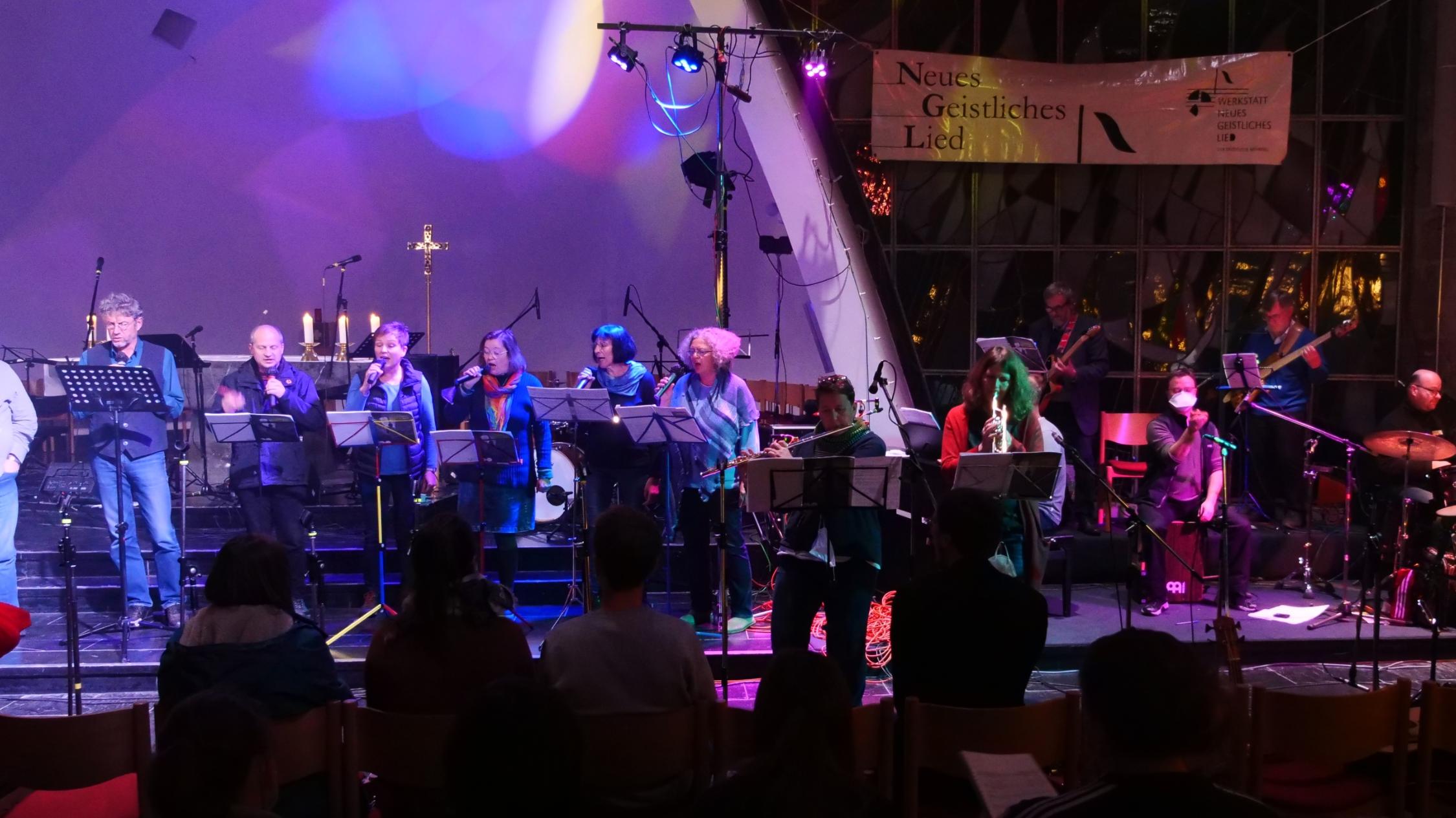 Band beim Spielen in der Oberkirche