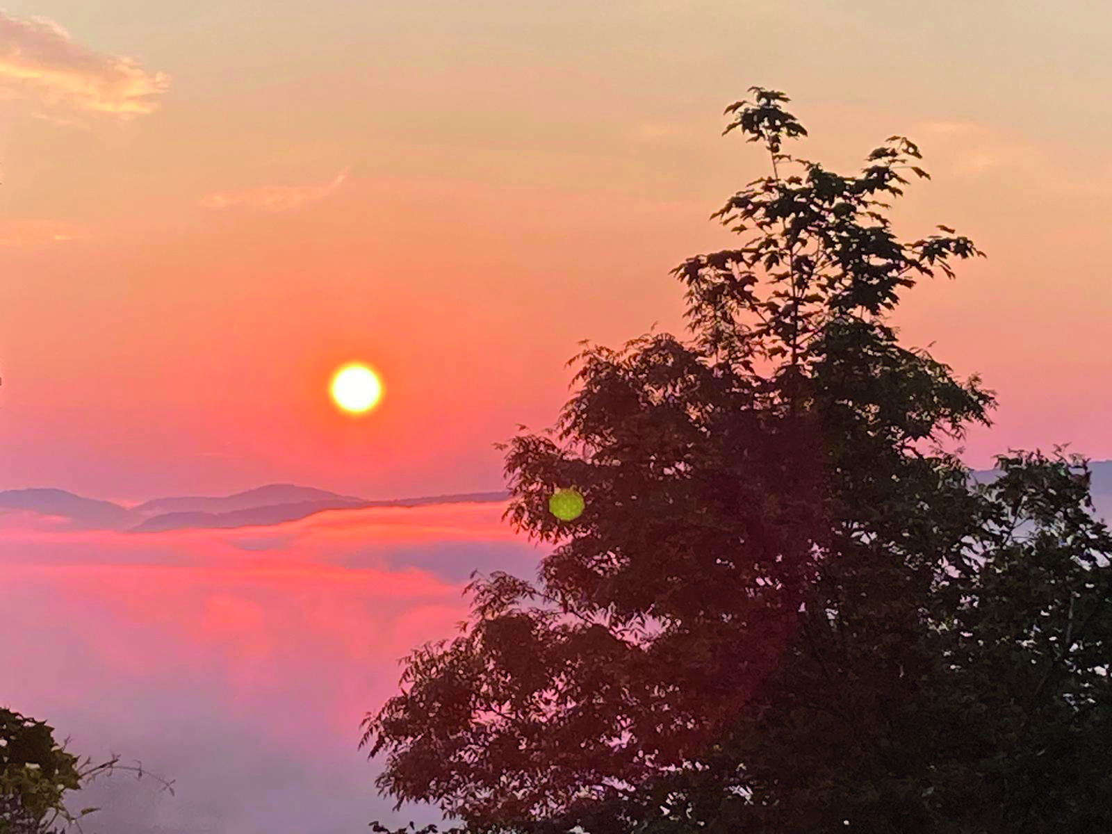 Blick nach Ebermannstadt, Sonnenaufgang