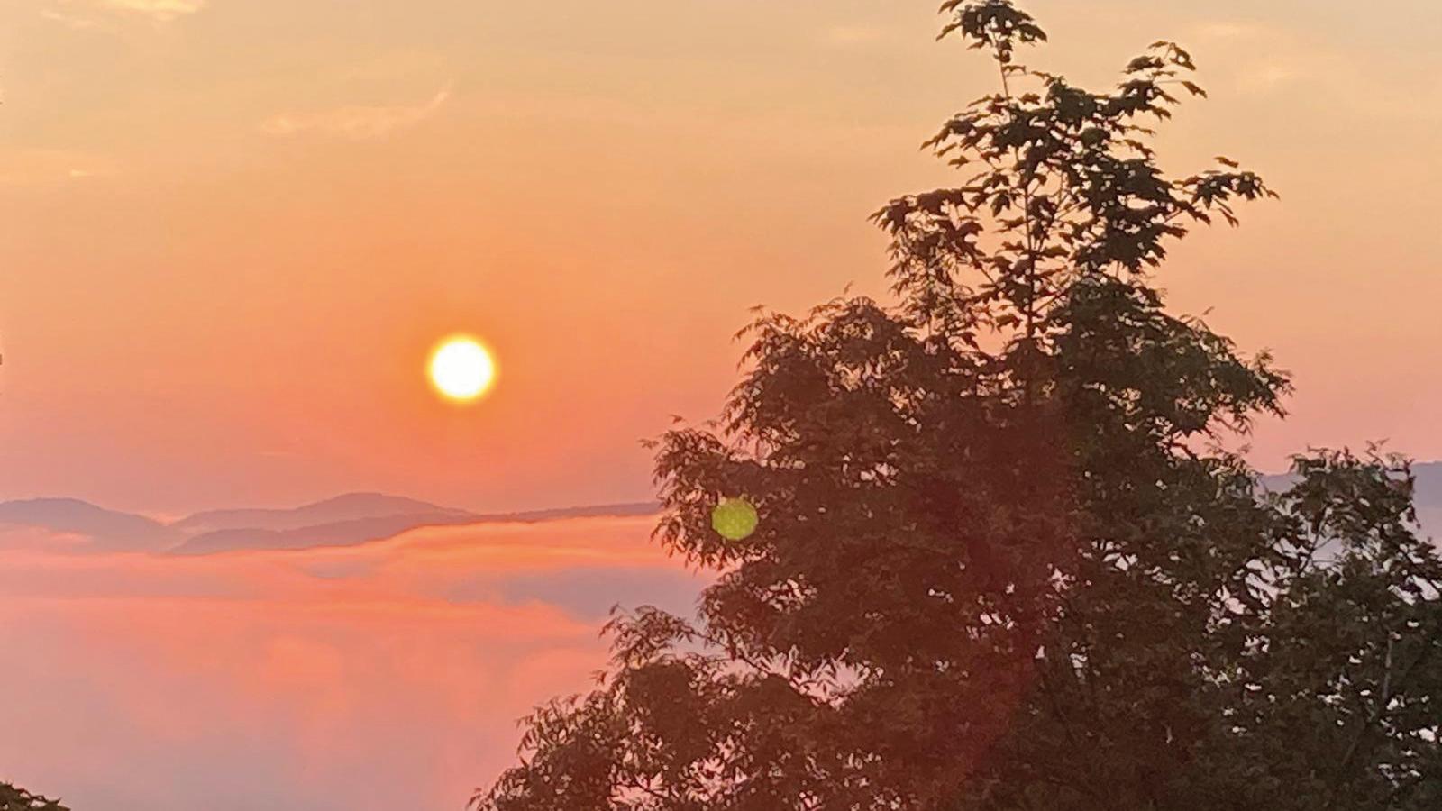 Blick nach Ebermannstadt, Sonnenaufgang