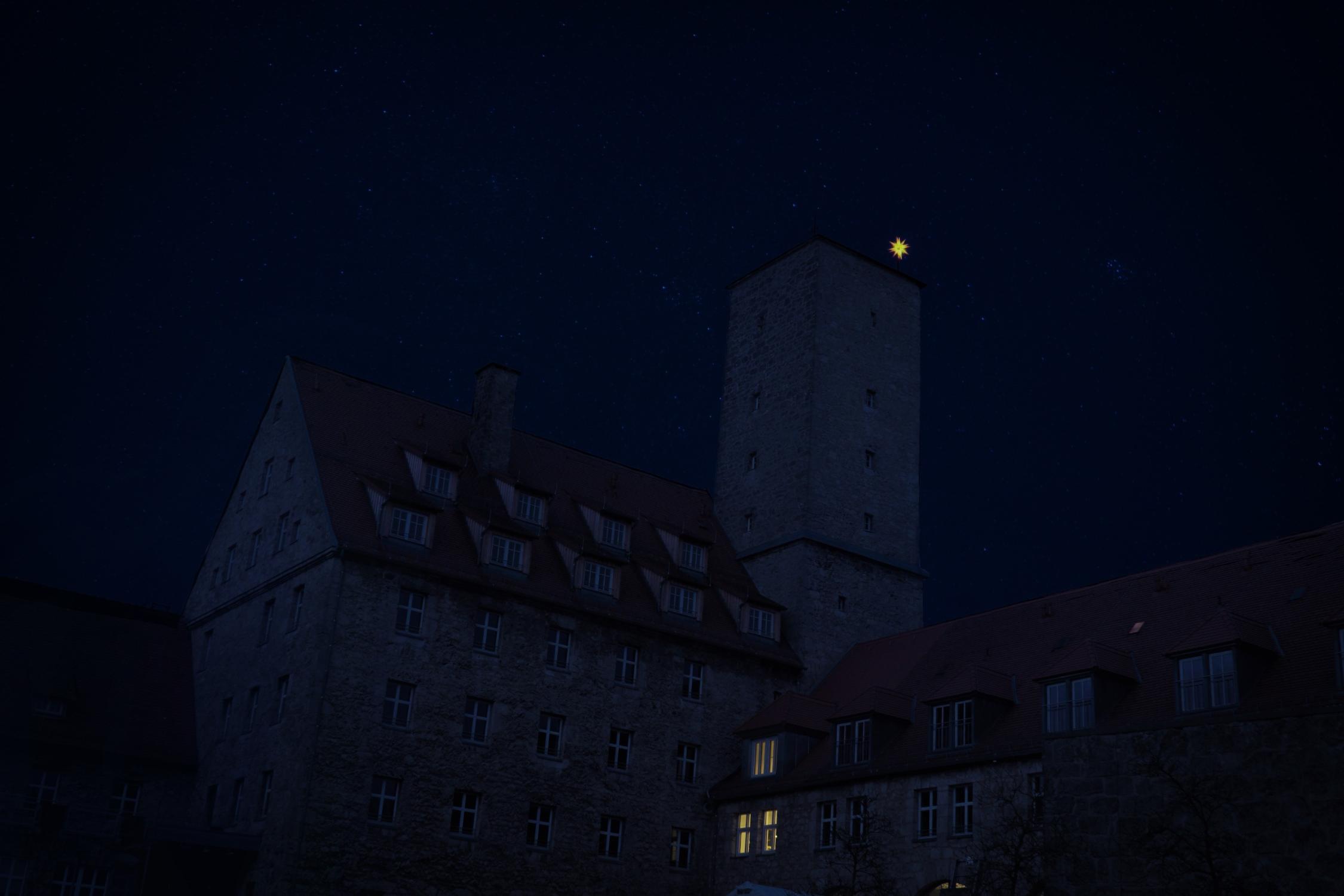 Burg mit Stern