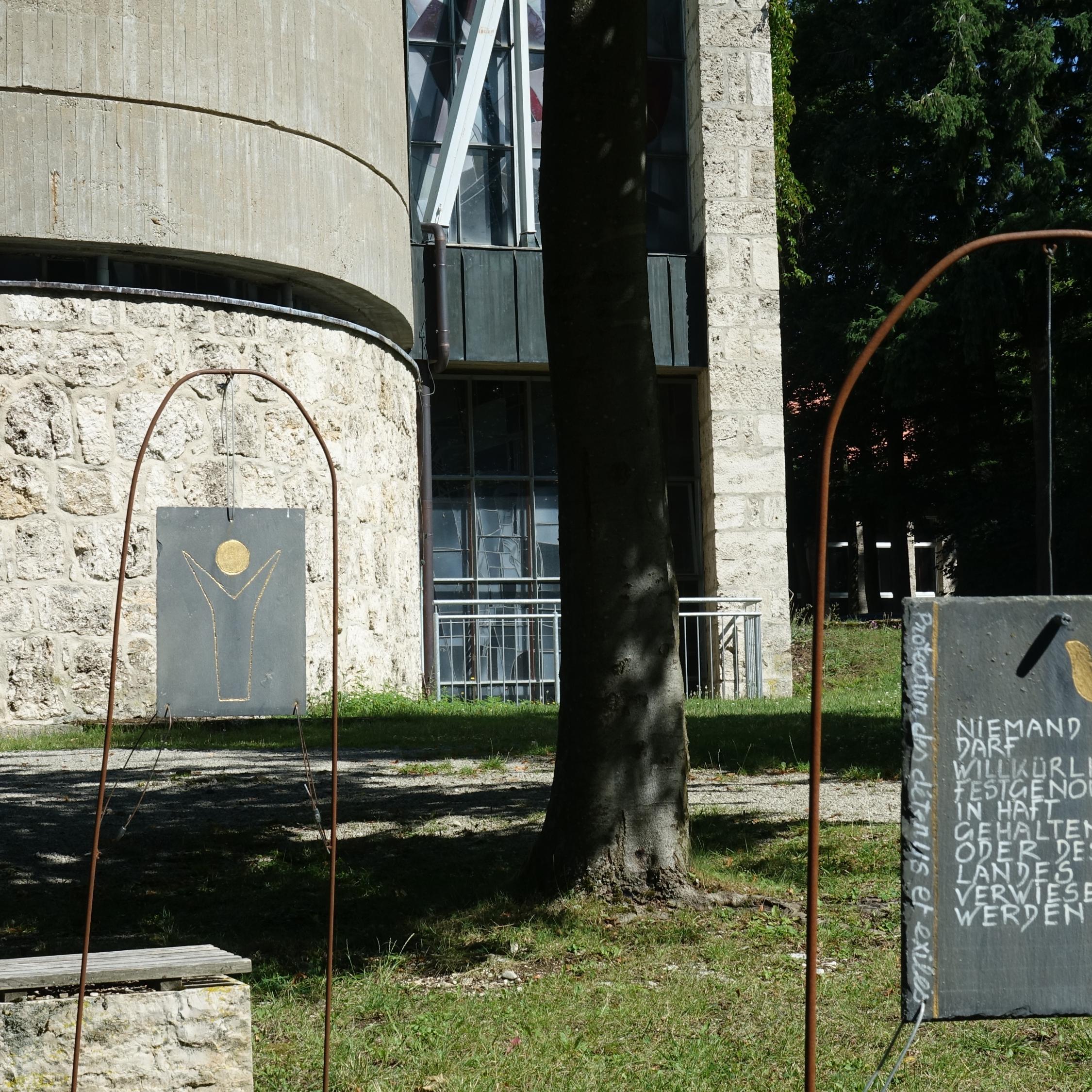 Garten der Menschenrechte auf der Burg