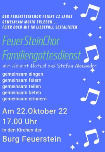 22 Jahre Feuersteinchor