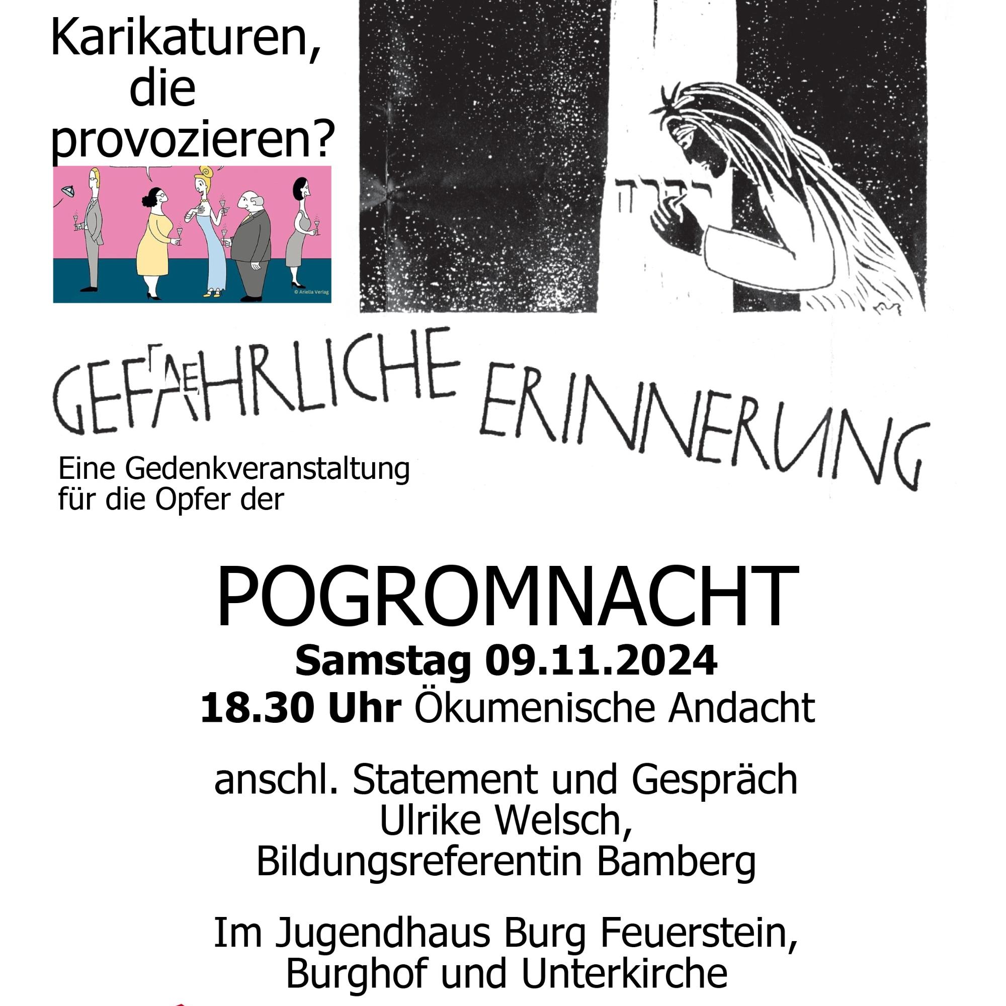 Plakat zur Gefährlichen Erinnerung 2024