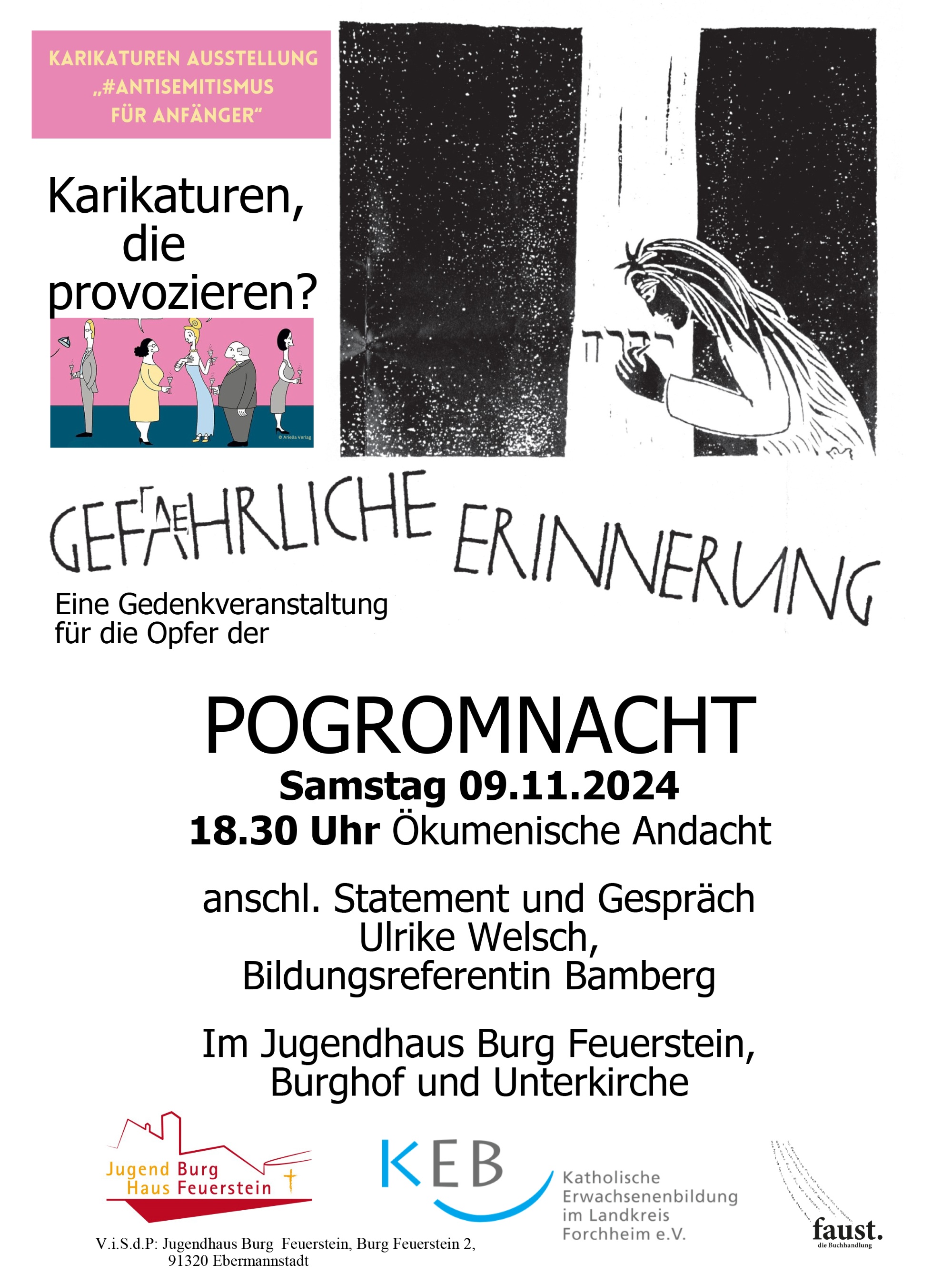 Plakat zur Gefährlichen Erinnerung 2024