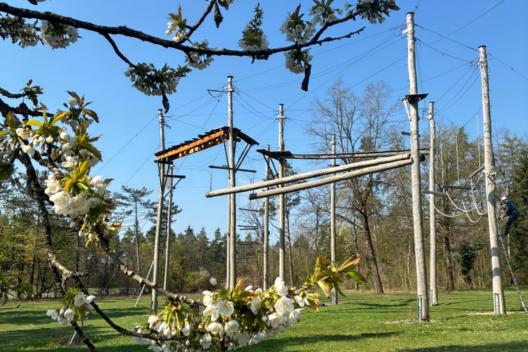 Hochseilgarten der Burg Feuerstein