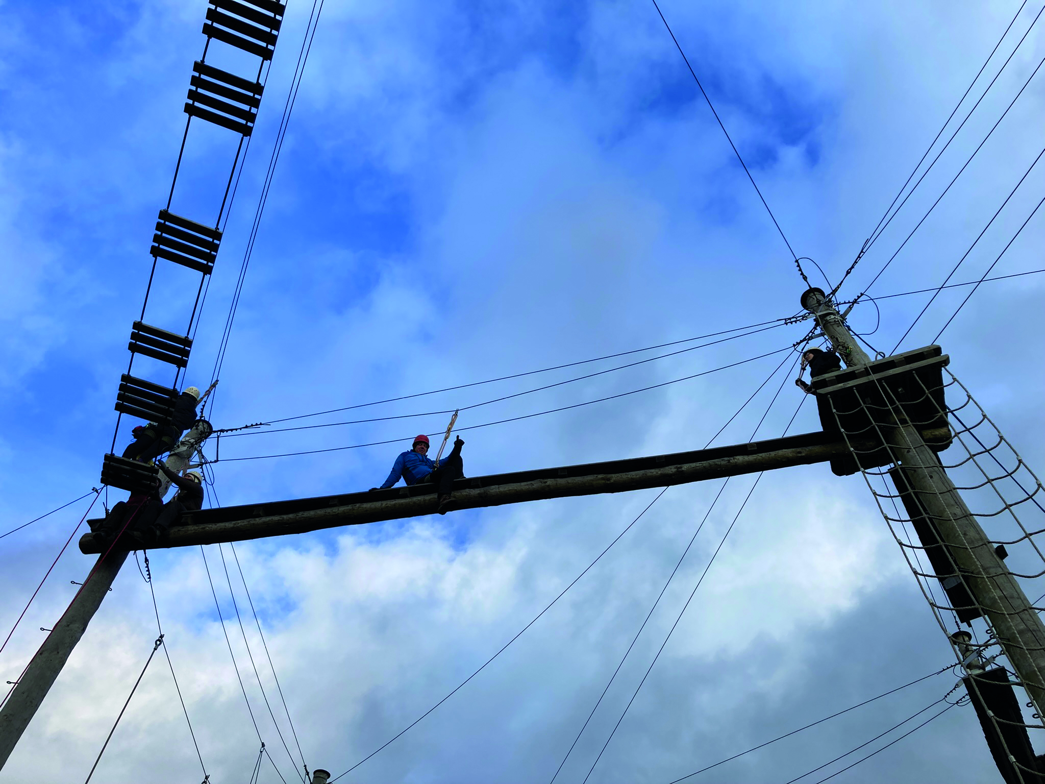 Hochseilgarten der Burg Feuerstein