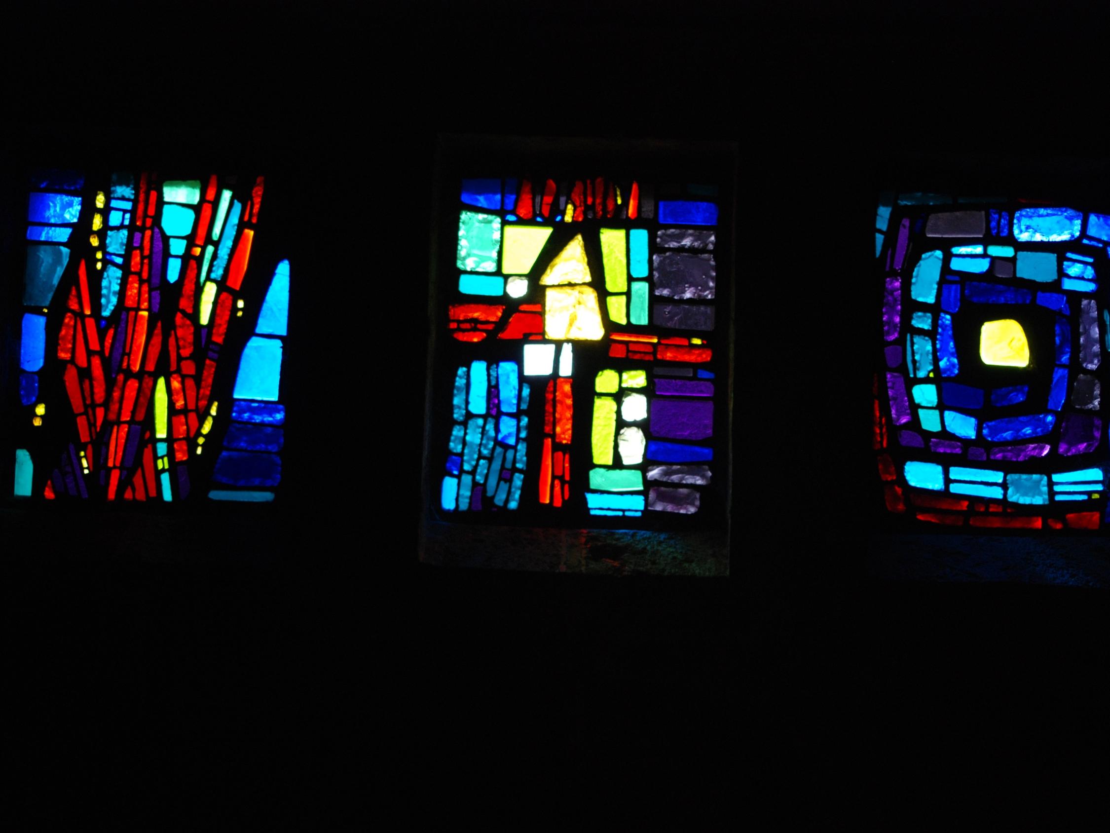Meditationsfenster vor der Unterkirche