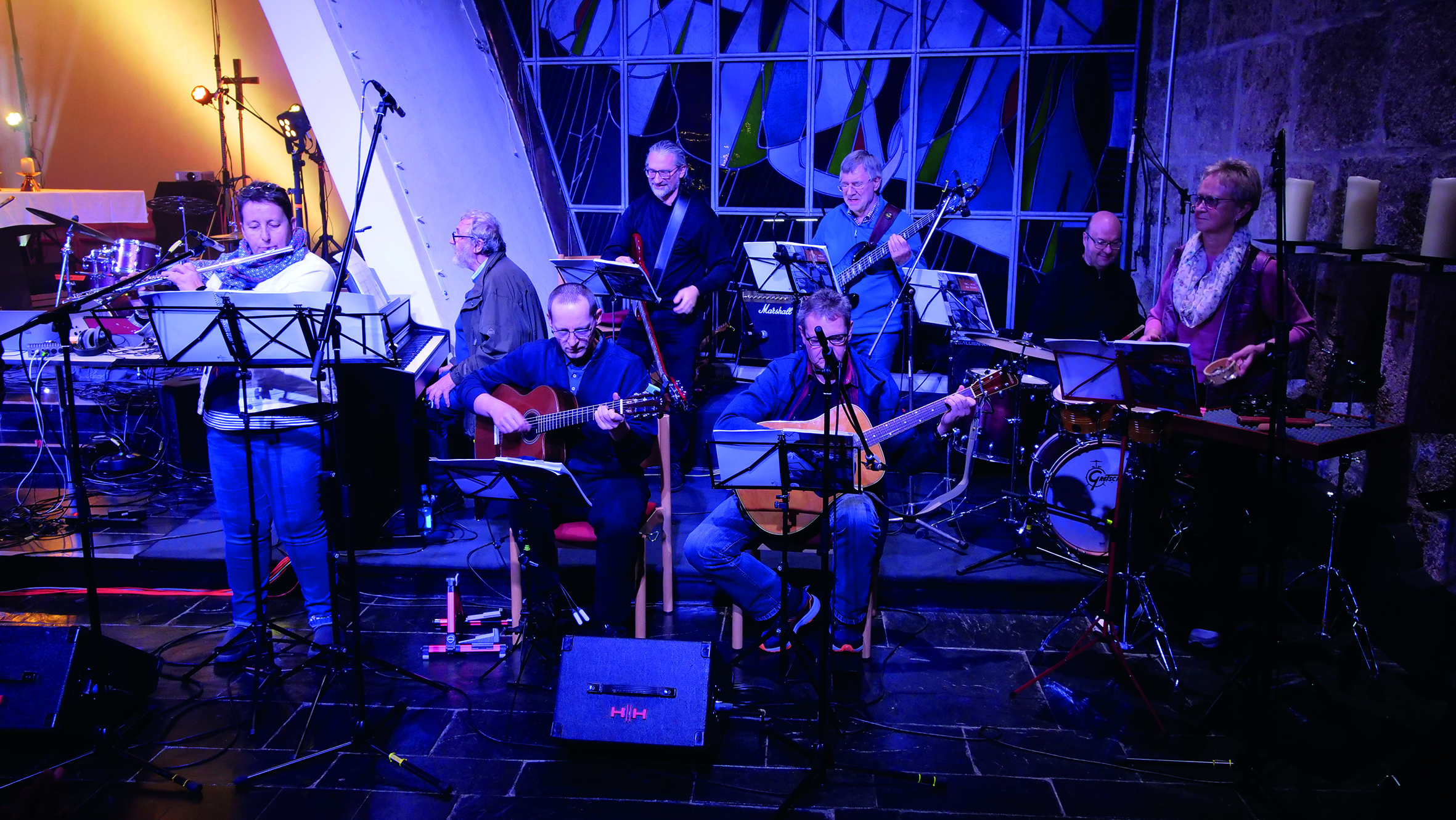 Teilnehmende beim Konzert in der Oberkirche 2024