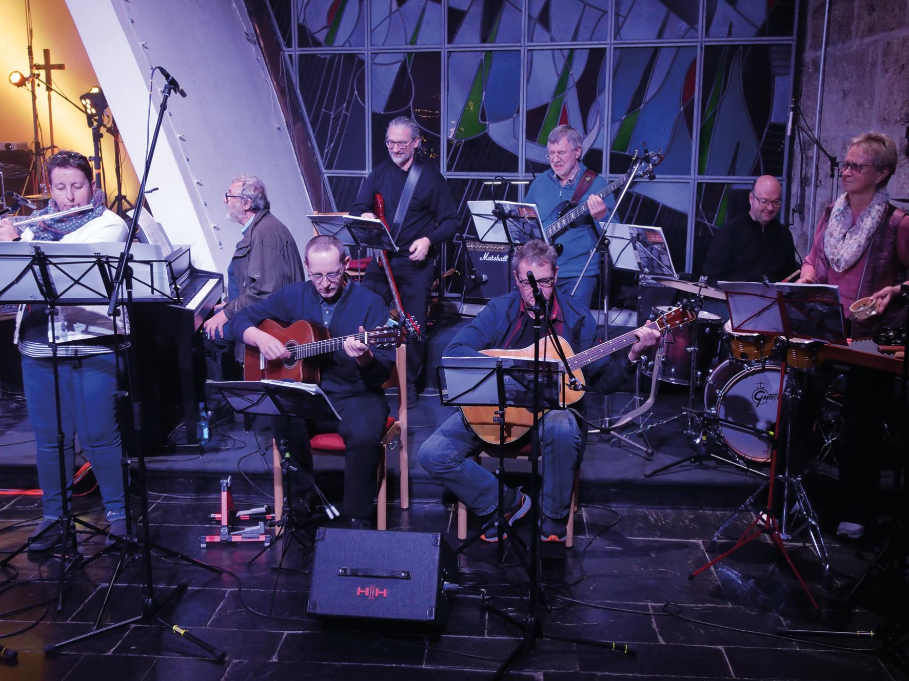 Teilnehmende beim Konzert in der Oberkirche 2024