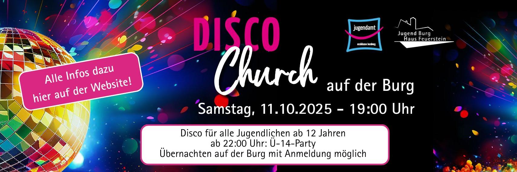 Slider Disco Church Okt. 25