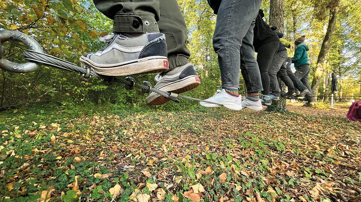 Tagesfortbildung-Niedrigseilgarten