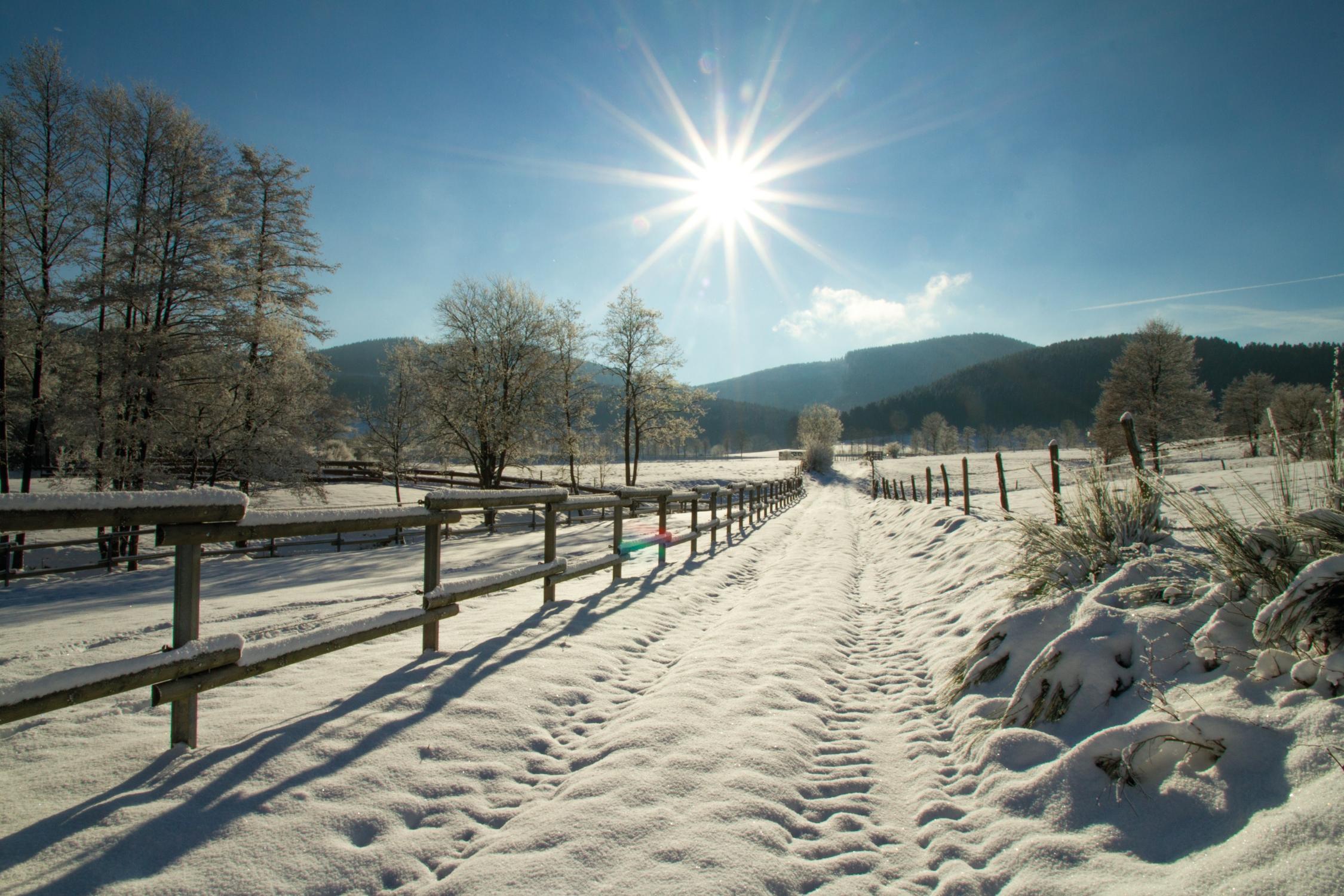 Winterwanderweg im Sauerland