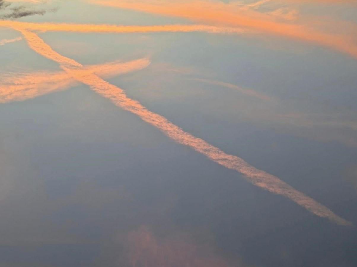 Wolkenformation - Blick aus dem Flugzeug
