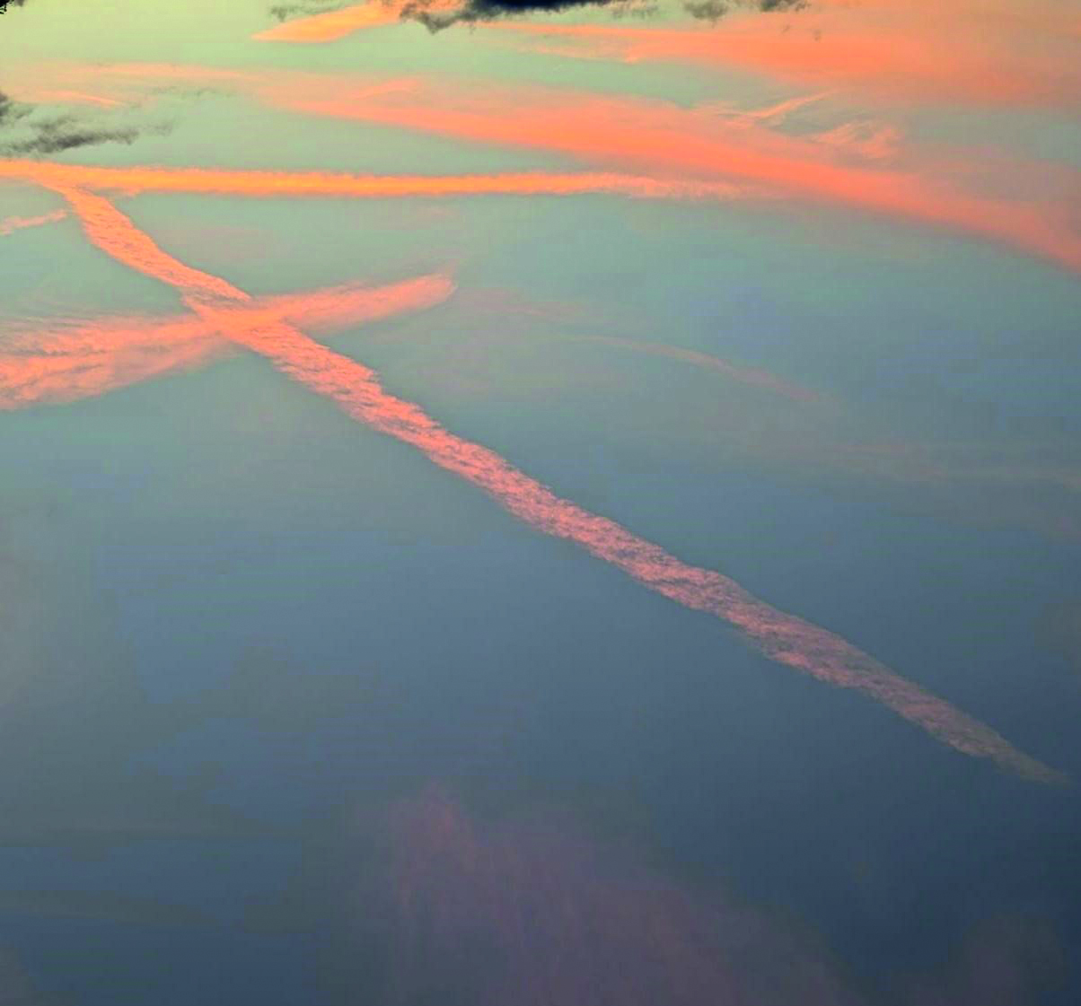 Wolkenformation - Blick aus dem Flugzeug