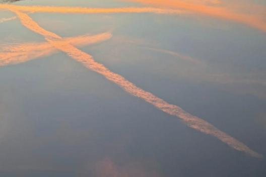 Wolkenformation - Blick aus dem Flugzeug