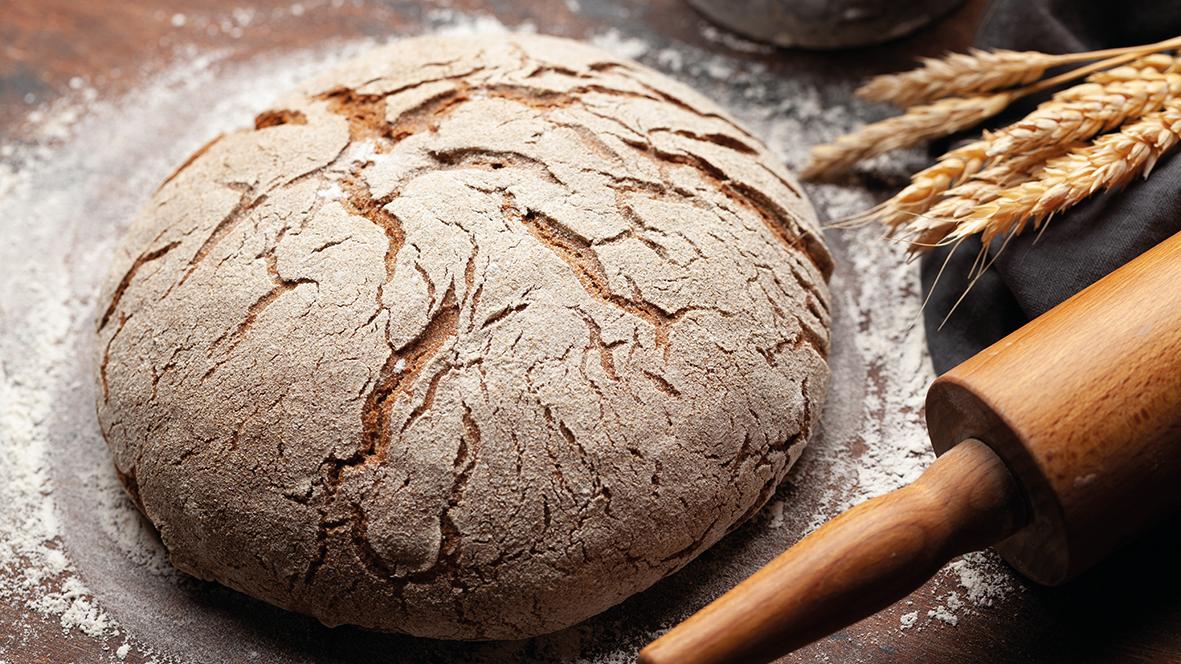 Homemade baked bread