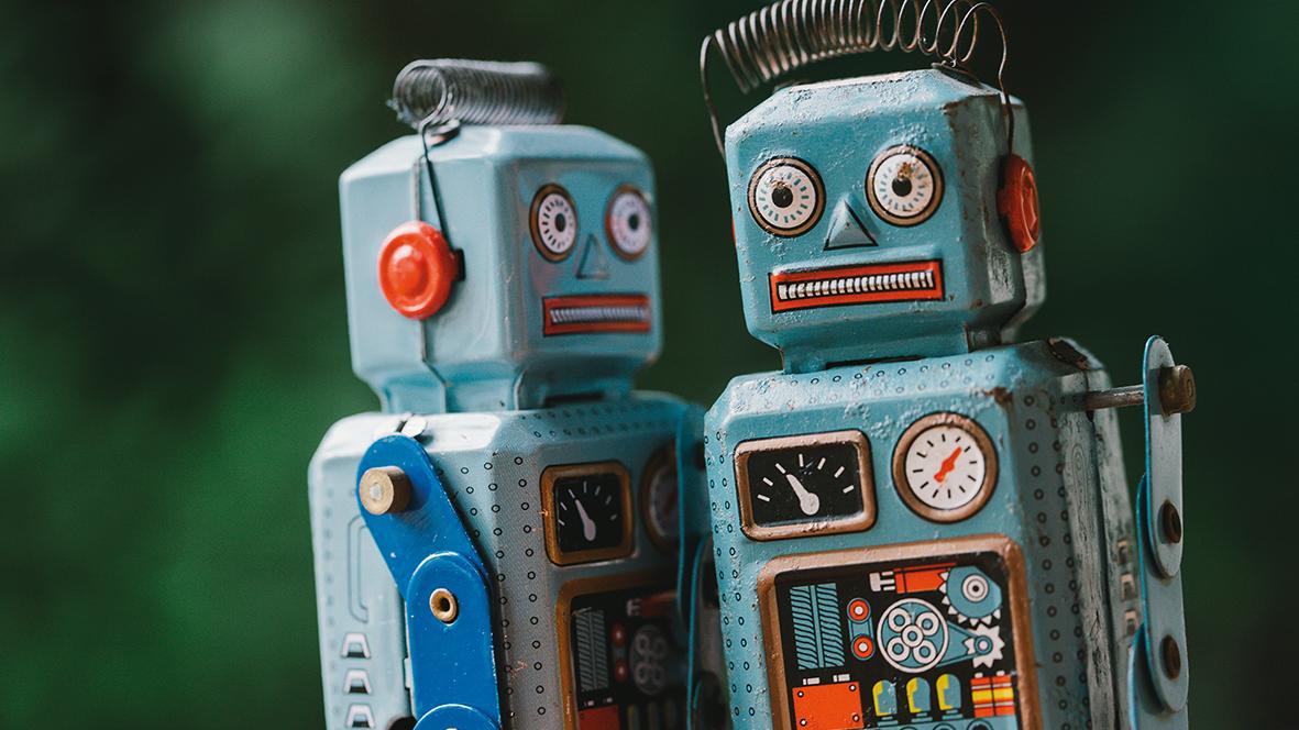 Vintage-Roboter